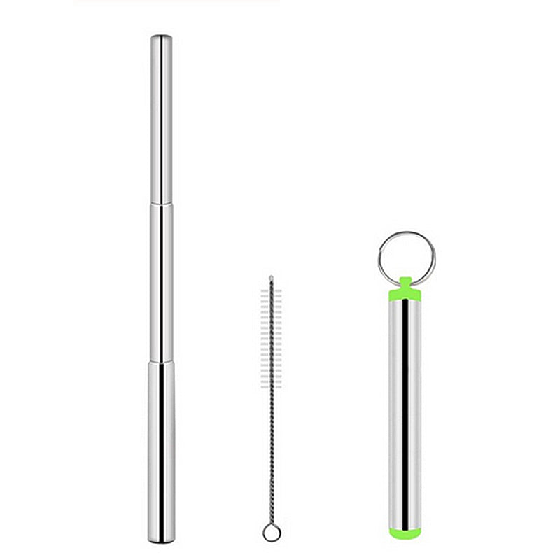 Portable Stainless Steel Eco Friendly Telescopic Traveling Drinking Straw Executive Corporate Gifts Singapore