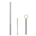 Portable Stainless Steel Eco Friendly Telescopic Traveling Drinking Straw | AbrandZ Corporate Gifts