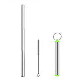 Portable Stainless Steel Eco Friendly Telescopic Traveling Drinking Straw | AbrandZ Corporate Gifts