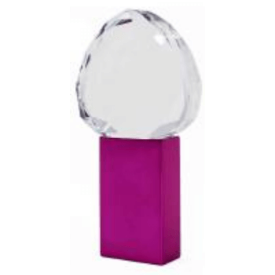 Heart Shaped Crystal USB Flash Drive with Colored Case Executive Gifts Singapore