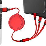 3 in 1 Retractable USB Cable | AbrandZ Corporate Gifts