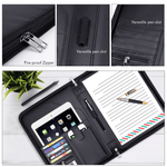 A4 Zipper Portfolio with Tablet Pocket | AbrandZ Corporate Gifts