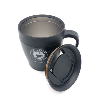 Stainless Steel Coffee Mug with Handle Executive Corporate Gifts Singapore