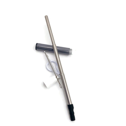 Collapsible Metal Straw in Plastic Cylinder Container Executive Gifts Singapore