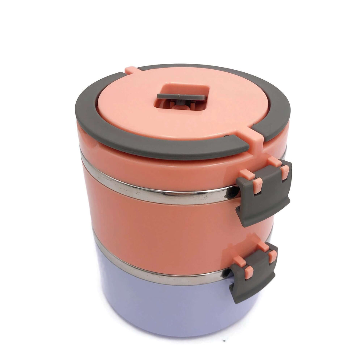 Round Thermos Tiffin Stainless Steel Lunch Box Executive Corporate Gifts Singapore
