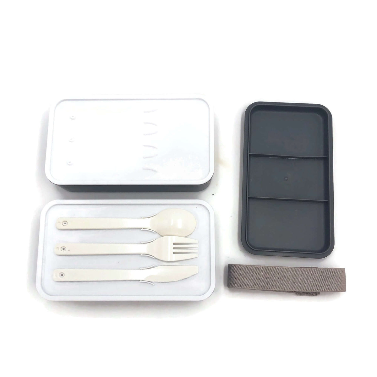 Double Layer Lunch Box with Rubber Tie Executive Corporate Gifts Singapore