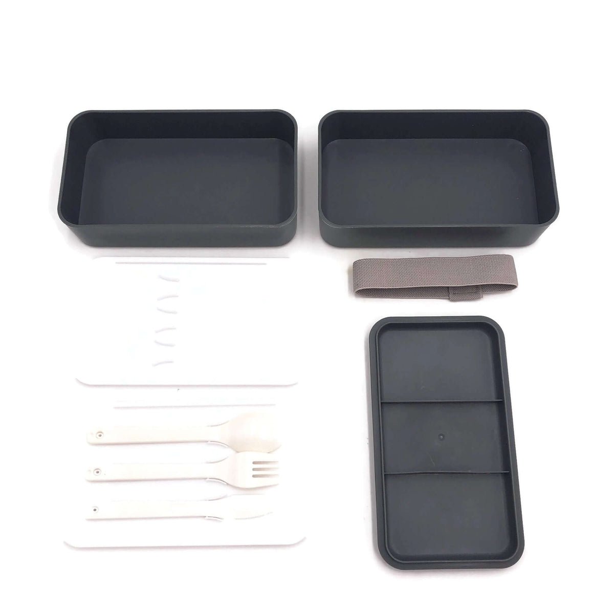 Double Layer Lunch Box with Rubber Tie Executive Corporate Gifts Singapore