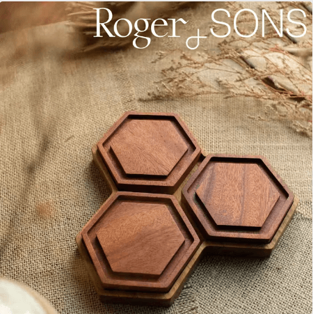 Roger&Sons Hive Coaster Executive Corporate Gifts Singapore