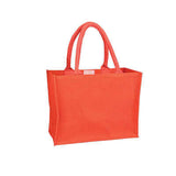 Laminated Jute Bag with Velcro