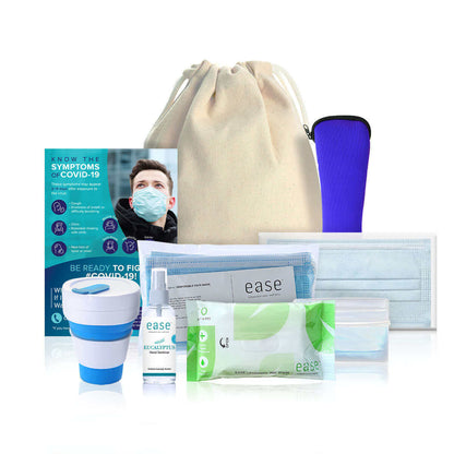Care Pack in Eco-Friendly Drawstring Bag Executive Corporate Gifts Singapore