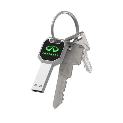 Key Shaped USB Flash Drive with LED Logo Executive Corporate Gifts Singapore