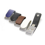 Leather Magnetic Flip USB Drive | AbrandZ Corporate Gifts