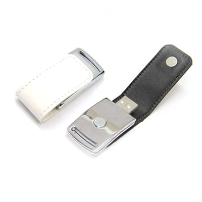 Leather Magnetic Flip USB Drive Executive Corporate Gifts Singapore