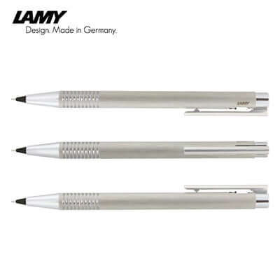 Lamy Logo Pencil Brushed Steel Corporate Gift Singapore