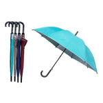 24" Regular Auto Open Straight Umbrella with UV Coated | AbrandZ Corporate Gifts