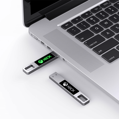 Metal Hook USB Flash Drive with LED Logo Executive Corporate Gifts Singapore