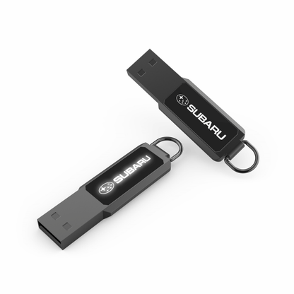 Metal Loop USB Flash Drive with LED Logo Executive Corporate Gifts Singapore