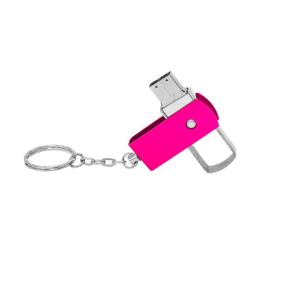 Metal Swivel USB Drive with Keychain Executive Corporate Gifts Singapore