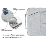 Multi Zip Padded Laptop Sleeve with Handle | AbrandZ Corporate Gifts