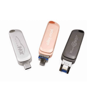 Swivel OTG USB Drive with Oval Loop Executive Corporate Gifts Singapore