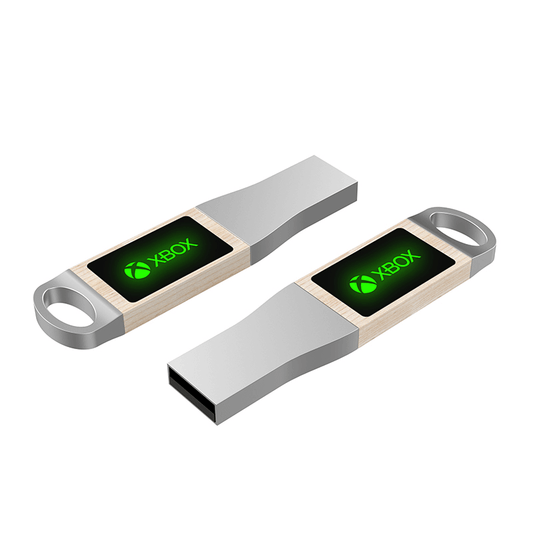 Oval Hook USB Flash Drive with LED Logo Executive Corporate Gifts Singapore