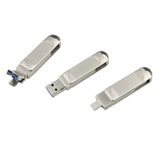 Oval Loop Swivel OTG USB Drive