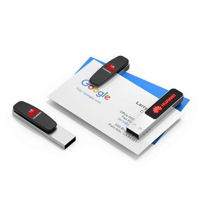 Oval Clip On USB Flash Drive with LED Logo Executive Corporate Gifts Singapore