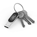 Oval Shaped USB Flash Drive with LED Logo