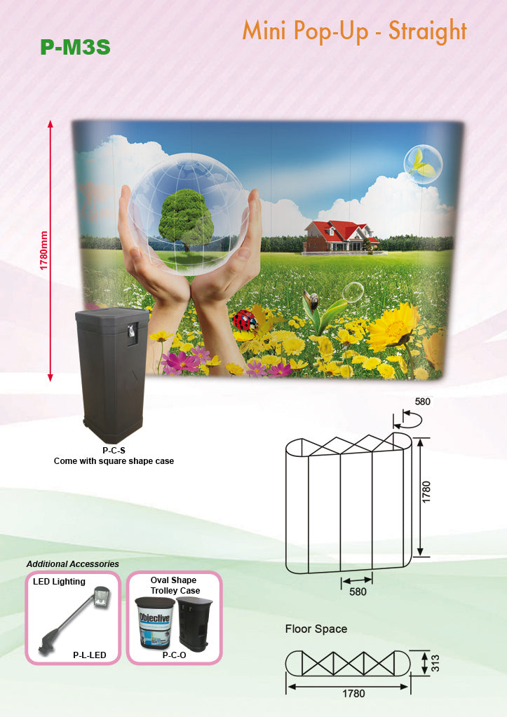 Pop Up Straight Backdrop Executive Corporate Gifts Singapore