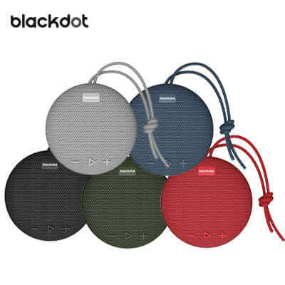 Blackdot Pancake Wireless Waterproof Speakers with In-Built Mic Corporate Gifts Singapore