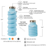 Que Collapsible Bottle | AbrandZ Corporate Gifts