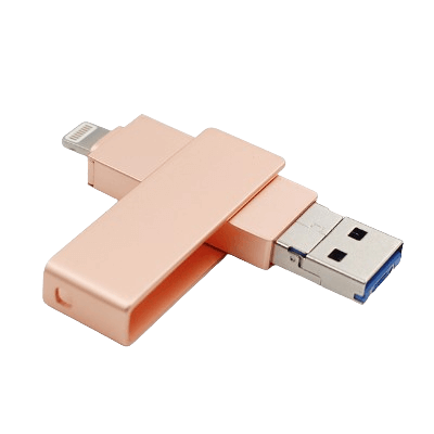 Rectangular Swivel OTG USB Drive (IOS) Executive Corporate Gifts Singapore