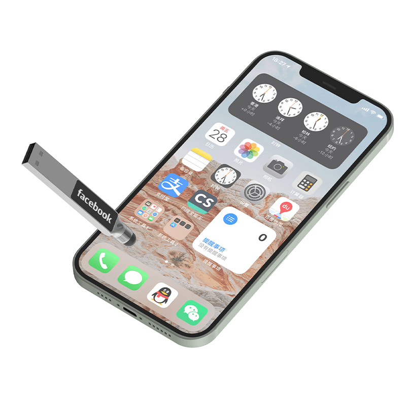 USB Flash Drive with Stylus and LED Logo Executive Corporate Gifts Singapore