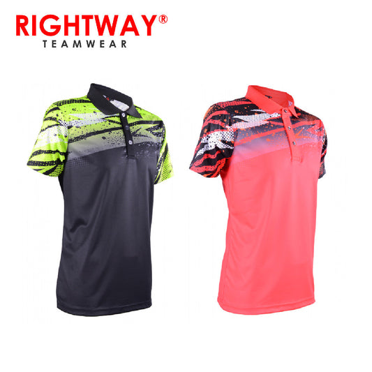 Rightway MOF 33 Neon-Tech Harimau Collared Sublimation Polo T-Shirt Executive Corporate Gifts Singapore
