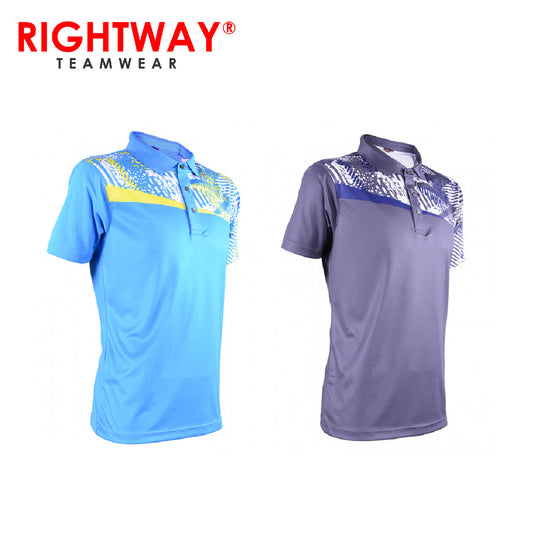 Rightway MOF 34 Neon-Tech Asymmetric Collared Sublimation Polo T-Shirt Executive Corporate Gifts Singapore