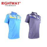 Rightway MOF 34 Neon-Tech Asymmetric Collared Sublimation Polo T-Shirt | AbrandZ Corporate Gifts