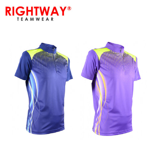 Rightway MOF 35 Neon-Tech Racing Zipper Polo T-Shirt Executive Corporate Gifts Singapore