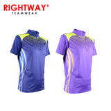 Rightway MOF 35 Neon-Tech Racing Zipper Polo T-Shirt | AbrandZ Corporate Gifts