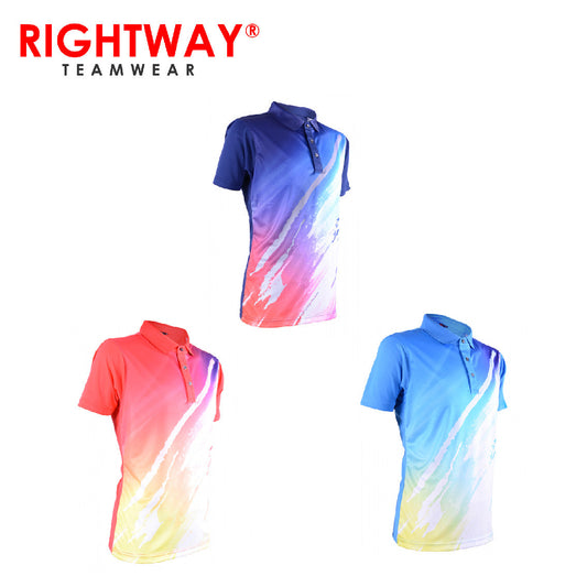 RightWay MOF 37 Neon-Tech Fine Art Collared Polo T-Shirt Executive Corporate Gifts Singapore