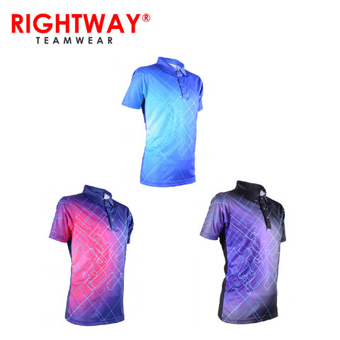 RightWay MOF 38 Men’s Neon-Tech Galaxy Collared Polo T-Shirt | AbrandZ Corporate Gifts