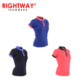 Rightway WOP 46 Women Reflective Placket Design Polo T-Shirt | AbrandZ Corporate Gifts