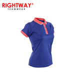 Rightway WOP 46 Women Reflective Placket Design Polo T-Shirt | AbrandZ Corporate Gifts