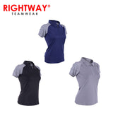 Rightway WOZ 44 Women Zipper Under-Armour Inspired T-Shirt | AbrandZ Corporate Gifts