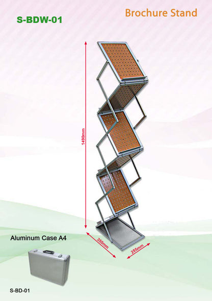 Wooden Brochure Stand Executive Corporate Gifts Singapore