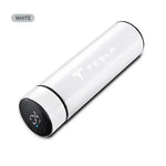 Car 500ml Stainless Steel Thermo Bottle Thermal Cup Temperature Display Vacuum Flasks For Tesla Model Y 3 S X Roadster Bonina Corporate Gifts Singapore