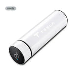 Car 500ml Stainless Steel Thermo Bottle Thermal Cup Temperature Display Vacuum Flasks For Tesla Model Y 3 S X Roadster Bonina Corporate Gifts Singapore