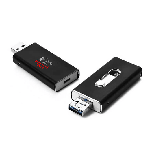 Metal OTG with Round Slider USB Drive (IOS) Executive Corporate Gifts Singapore