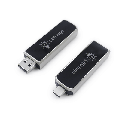 Slider USB Flash Drive with LED Logo Executive Corporate Gifts Singapore