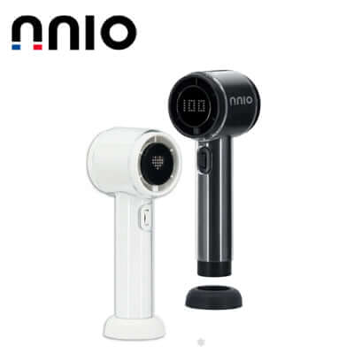 NNIO U-MOJI High Speed Portable Handheld Fan with Anti-slip Holder, 3000mAh, 100 Speed Corporate Gift Singapore