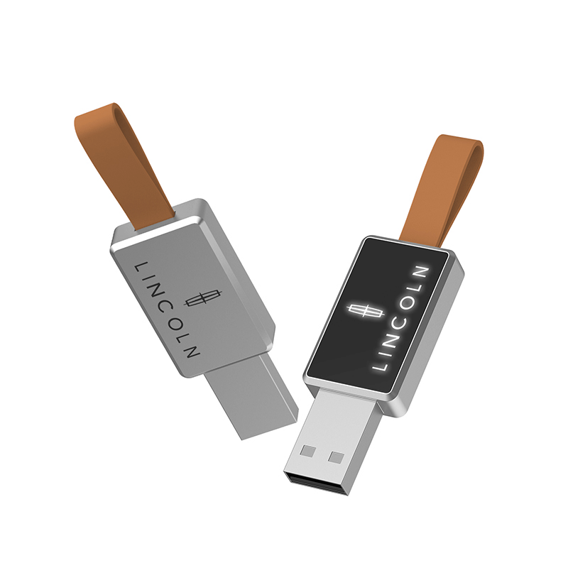 USB Flash Drive with Strap (LED Logo) Executive Corporate Gifts Singapore